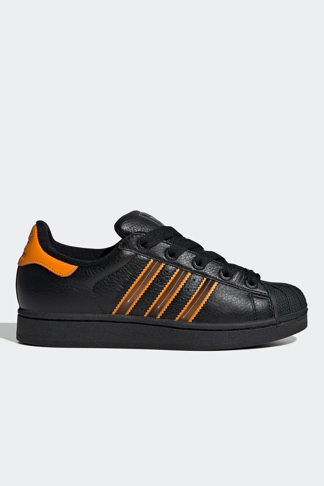 Mujer Adidas Superstar II Negro Con Naranja JQ6469