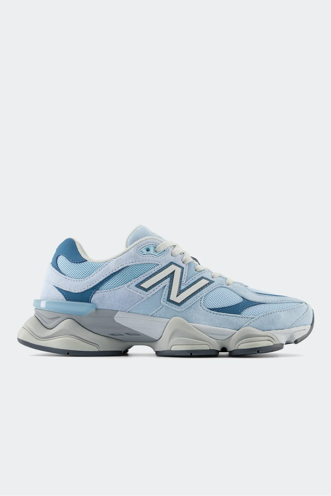 New balance azul y gris sales