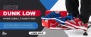 NIKE DUNK LOW RETRO HYPER COBALT & VARSITY RED - HYPE
