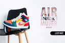 JORDAN MUJER 1 MID SE MULTI COLOR - HYPE