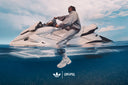 ADIDAS JELLYFISH TRIPLE WHITE - PHARRELL WILLIAMS