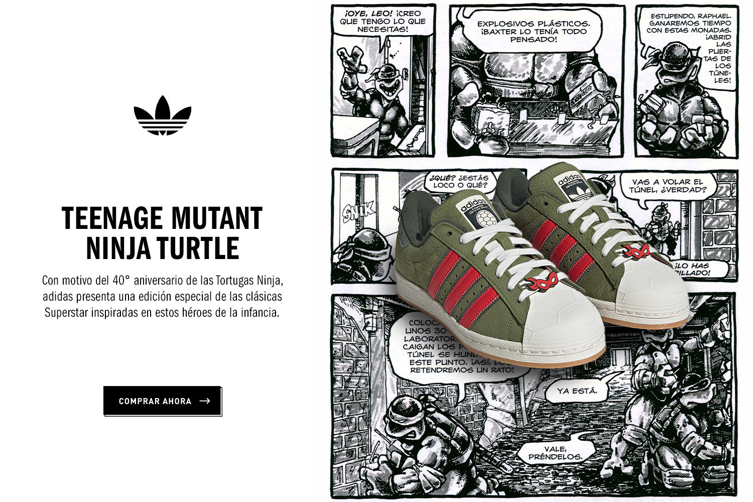 TEENAGE MUTANT NINJA TURTLES X ADIDAS SUPERSTAR 'SHELL TOE' – HYPE