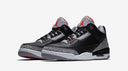 AIR JORDAN RETRO 3 "BLACK CEMENT" - HYPE