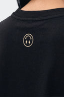 J Balvin Camiseta J4 Sneaker Print Negra - HYPE 5
