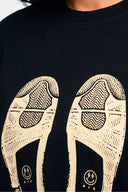 J Balvin Camiseta J4 Sneaker Print Negra - HYPE 4