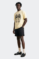 J Balvin Camiseta J4 Sneaker Print Amarilla - HYPE 3