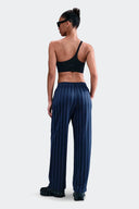 PANTALON NIKE AZUL RAYAS - MUJER