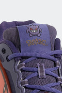 Tenis Adidas Adistar XLG 2.0 x Pokémon Gengar KJ5609 morados – Gengar bordado en la lengüeta
