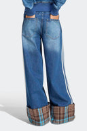 ADIDAS VINTAGE WIDE LEG DENIM CHECKED - MUJER