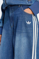 ADIDAS VINTAGE WIDE LEG DENIM CHECKED - MUJER