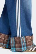 ADIDAS VINTAGE WIDE LEG DENIM CHECKED - MUJER