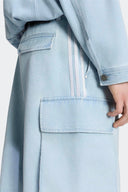 ADIDAS ADILENIUM SEASON 5 DENIM CARGO SHORTS