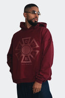 OMERTA HOODIE ROJO J BALVIN X RYAN CASTRO