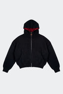 OMERTA ZIP HOODIE NEGRO J BALVIN X RYAN CASTRO