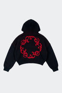 OMERTA ZIP HOODIE NEGRO J BALVIN X RYAN CASTRO