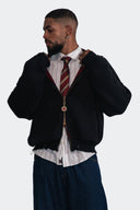 OMERTA ZIP HOODIE NEGRO J BALVIN X RYAN CASTRO