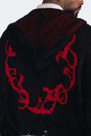 OMERTA ZIP HOODIE NEGRO J BALVIN X RYAN CASTRO