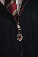 OMERTA ZIP HOODIE NEGRO J BALVIN X RYAN CASTRO