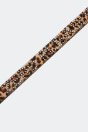 PLEASURES LEOPARD STUDDED BELT