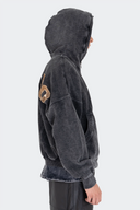 VENENO BUZO ZIPPER LEATHER COW