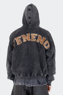 VENENO BUZO ZIPPER LEATHER COW