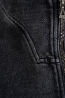 VENENO BUZO ZIPPER LEATHER COW
