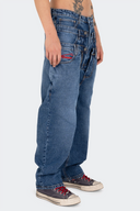 VENENO JEAN TRIPLE WAISTBAND BLUE