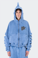 VENENO BUZO ZIPPER SHARK BLUE VN-0468
