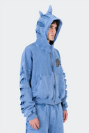 VENENO BUZO ZIPPER SHARK BLUE VN-0468