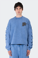 VENENO CREWNECK SHARK BLUE VN-0471