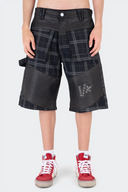 VENENO SHORT DENIM FRAGMENT