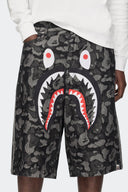 ADIDAS JORTS DENIM SHARK X BAPE