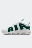 AIR MORE UPTEMPO LOW BLANCO CON VERDE