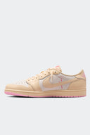 JORDAN 1 LOW OG X TRAVIS SCOTT SHY PINK
