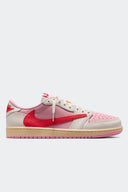 JORDAN 1 LOW OG X TRAVIS SCOTT TROPICAL PINK