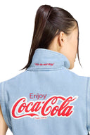 ADIDAS CHAQUETA DENIM FIREBIRD X COCA-COLA - MUJER
