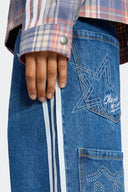 ADIDAS JEAN DENIM BAGGY - MUJER