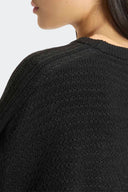 ADIDAS SUETER TEJIDO HOLIDAY NEGRO - MUJER