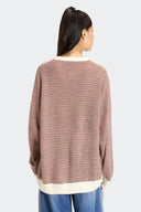 ADIDAS SUETER TEJIDO HOLIDAY ROJO - MUJER