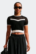 NIKE BLUSA CROP CROCHE - MUJER