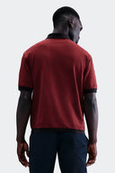 NIKE POLO VINOTINTO