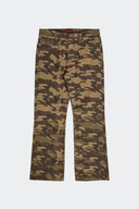 PLEASURES JEAN FLARE CAMO
