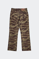 PLEASURES JEAN FLARE CAMO