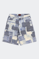PLEASURES JORTS INDIGO BORO