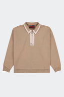 PLEASURES POLO ZIP DRIFT