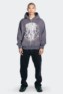 PLEASURES X SLIPKNOT BUZO ZIP SMOKE NONAGRAM