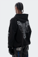 VENENO BUZO ZIP UP GRUNGE BONES