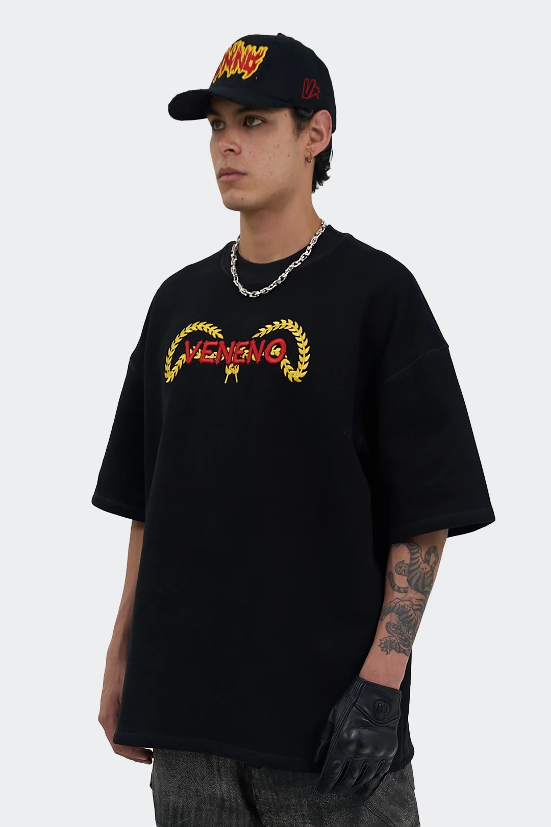 Camiseta Carhartt Script Gris Para Hombre