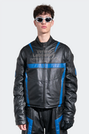 VENENO CHAQUETA CUERO BIKER GO FASTER