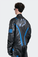 VENENO CHAQUETA CUERO BIKER GO FASTER